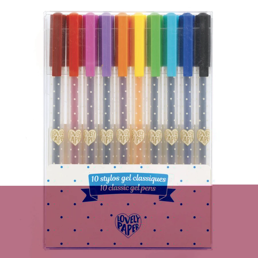 Djeco roll-gel set, 10 colores