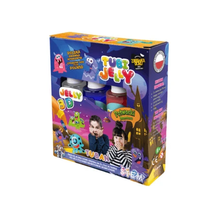 SET JELLY TUBES (modeling gel) avec 3 couleurs - MONSTRI