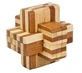 Logica spel IQ houten bamboe Blok kruis