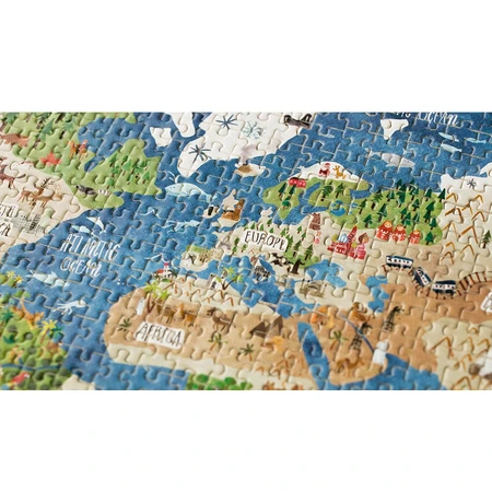 Micro puzzel Londji-600 stukjes, continent