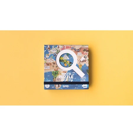 Micro puzzel Londji-600 stukjes, continent