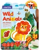 Creative set with reusable soft stickers - Wild animals