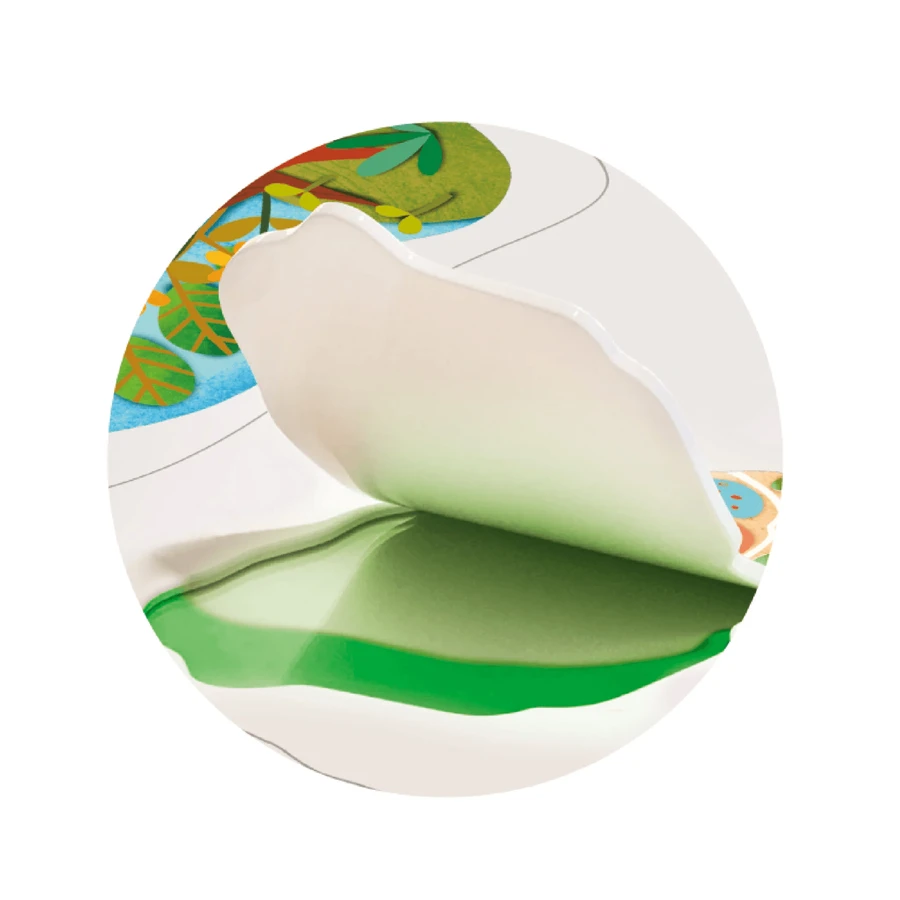 Creatieve set met herbruikbare zachte stickers - Wilde dieren