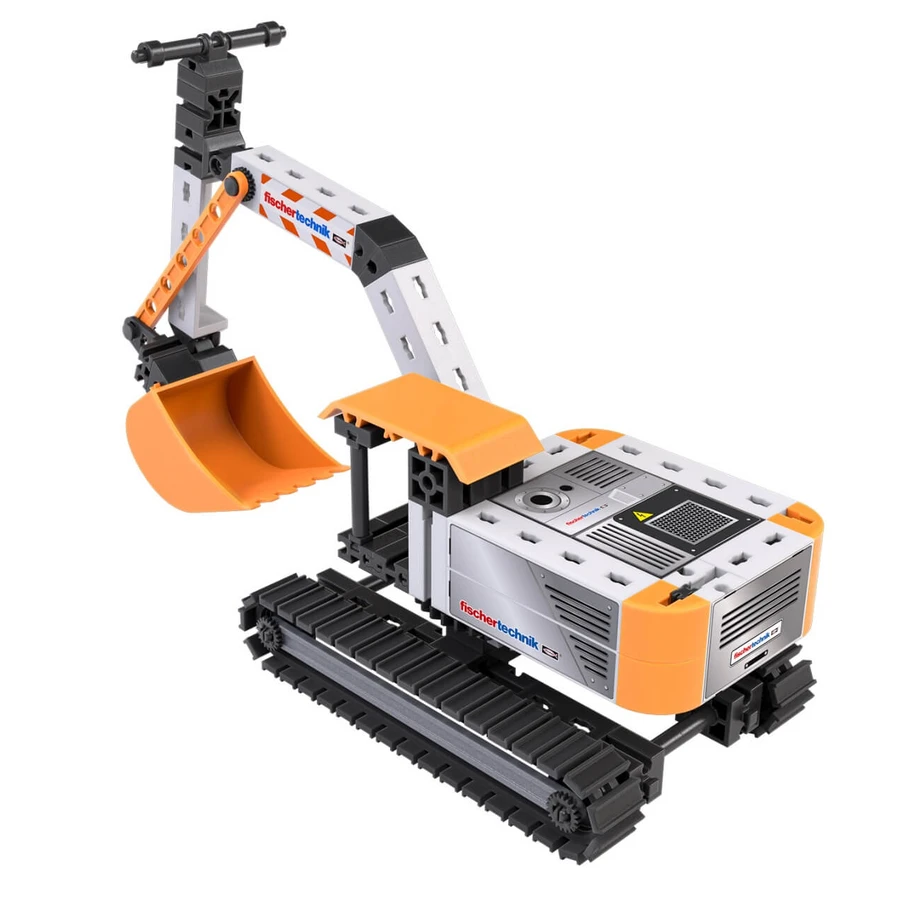 Kit STEM Excavator de asamblat si manevrat, Fischertechnik