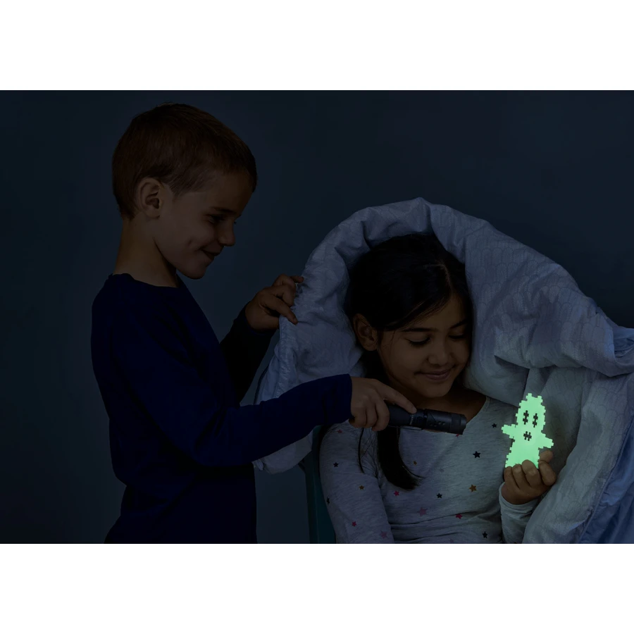 Plus-Plus Glow in the Dark Lernbaukasten, 3000 Teile für MINT-Aktivitäten und kreative Entwicklung