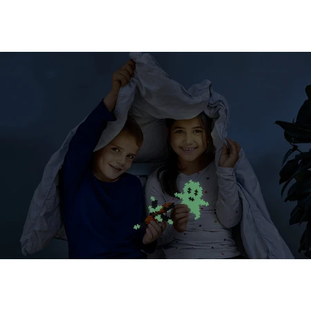 Plus-Plus Glow in the Dark Lernbaukasten, 3000 Teile für MINT-Aktivitäten und kreative Entwicklung