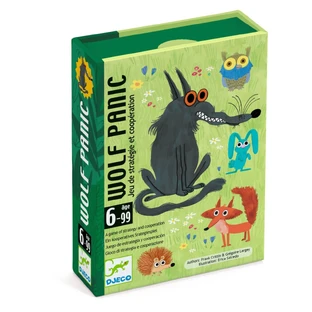 Juego de cooperación de cartas Wolf Panic, Djeco