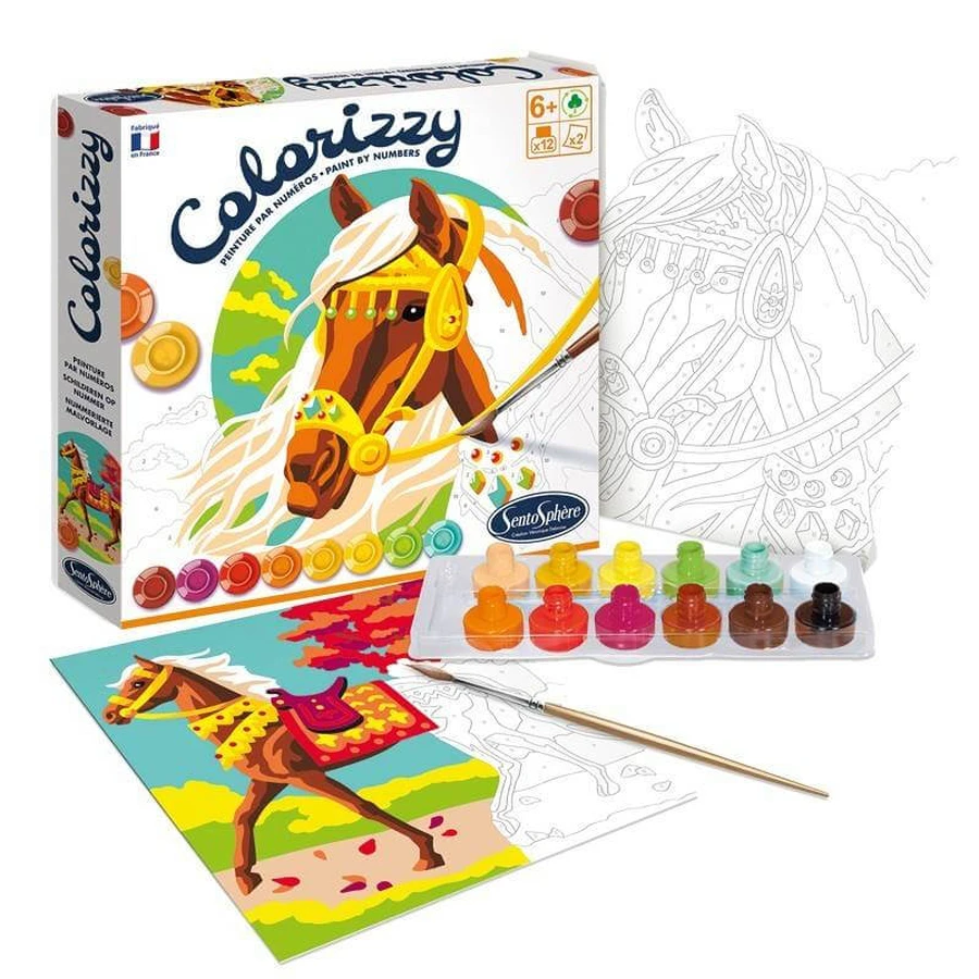 Colorizzy - Peinture en chiffres - Chevaux