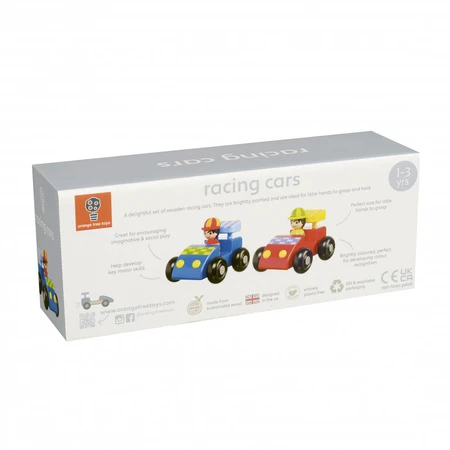 Ensemble de voitures de course, Orange Tree Toys