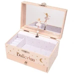 Rectangular music box with drawer "Ballerina"