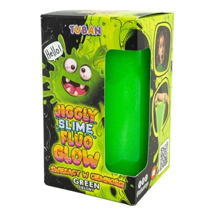 Set DIY Experiments JIGGLY SLIME SLIME FLUO GLOW JIGGLY SLIME FLUO GLOW - GREEN 430 g