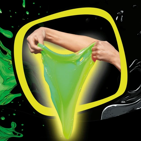 Set DIY Experiments JIGGLY SLIME SLIME FLUO GLOW JIGGLY SLIME FLUO GLOW - GREEN 430 g