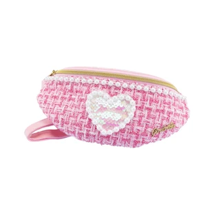 Tweed Girabrilla Tweed Handtas - tweed tas met omkeerbare pailletten