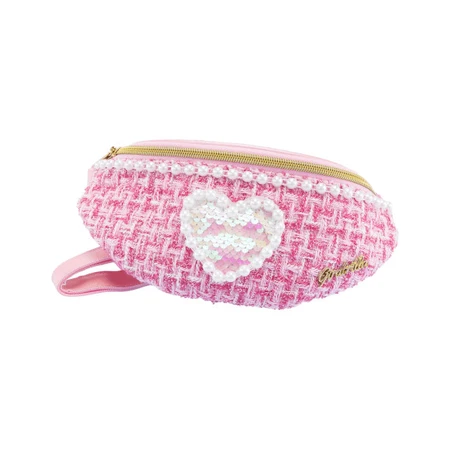 Tweed Girabrilla Tweed Handtas - tweed tas met omkeerbare pailletten