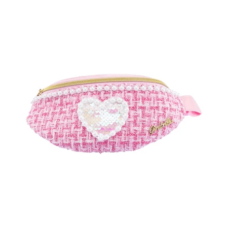 Tweed Girabrilla Tweed Handtas - tweed tas met omkeerbare pailletten