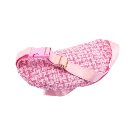 Tweed Girabrilla Tweed Handtas - tweed tas met omkeerbare pailletten