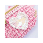 Tweed Girabrilla Tweed Handtas - tweed tas met omkeerbare pailletten