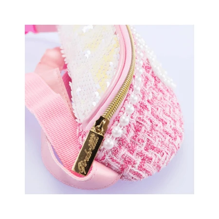 Tweed Girabrilla Tweed Handtas - tweed tas met omkeerbare pailletten