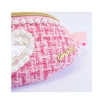 Tweed Girabrilla Tweed Handtas - tweed tas met omkeerbare pailletten