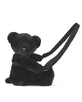 Teddy Bear - adorable crossbody bag, 30 cm, Black