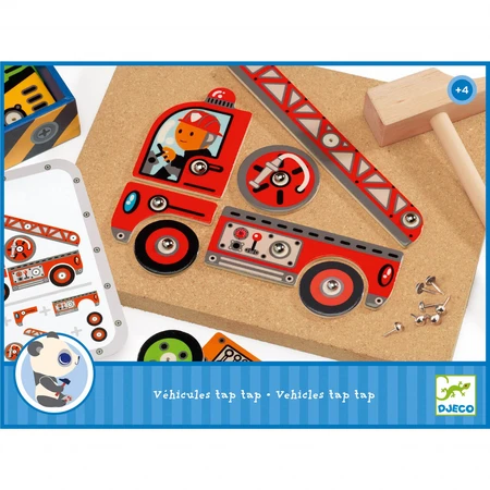 Djeco Tap Tap Tap assembly vehicles