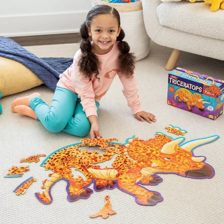 Triceratops vloerraadsel, Triceratops vloerraadsel