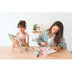 Paintology Acrylfarben-Set, 12 klassische Farben und 2 Pinsel