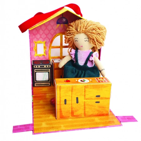 Poupée Anna avec maison et accessoires, Svoora