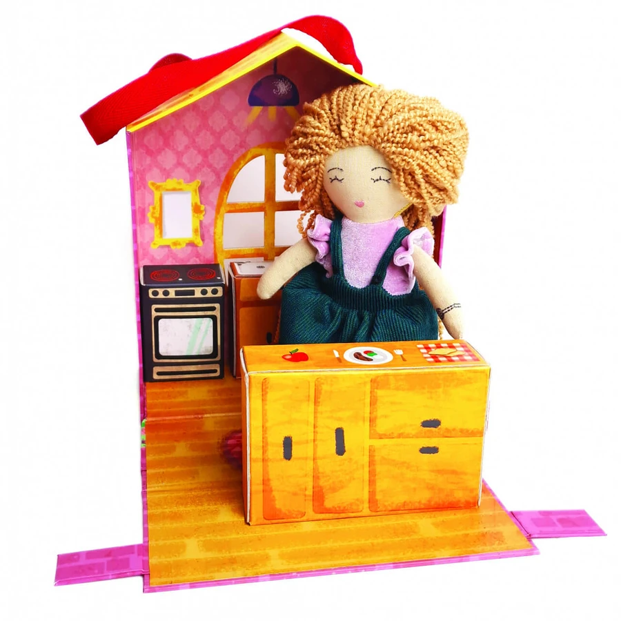 Poupée Anna avec maison et accessoires, Svoora