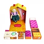 Poupée Anna avec maison et accessoires, Svoora