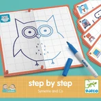 Draw step by step set Djeco, Symmetry