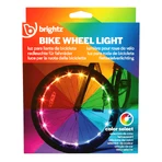 Decorative LED light for bicycle wheels, WheelBrightz