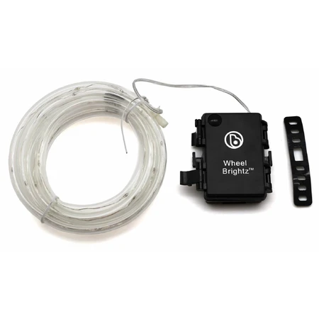 Decorative LED light for bicycle wheels, WheelBrightz