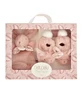Coniglietto Doudou® - Set di giocattoli di peluche e coniglietto di peluche rosa
