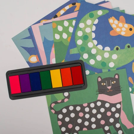 Creative Finger Stamping game, Moulin Roty