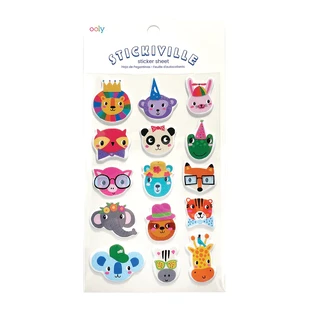 Fluffy stickers Stickiville Party Animals