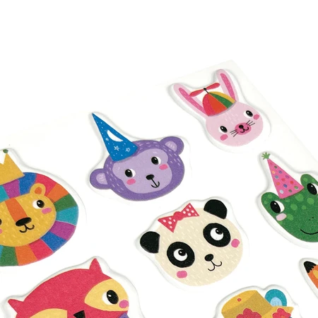 Fluffy stickers Stickiville Party Animals