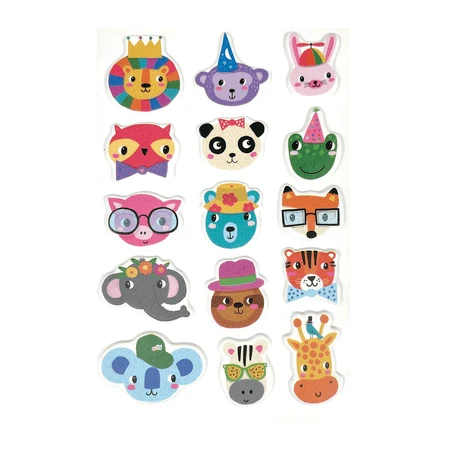 Fluffy stickers Stickiville Party Animals
