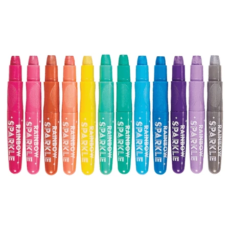 Regenboog Sparkle Metallic Gel Aquarelpotloden met Glitter - Set van 12