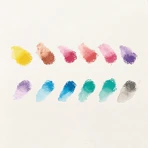 Regenboog Sparkle Metallic Gel Aquarelpotloden met Glitter - Set van 12