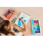 Regenboog Sparkle Metallic Gel Aquarelpotloden met Glitter - Set van 12
