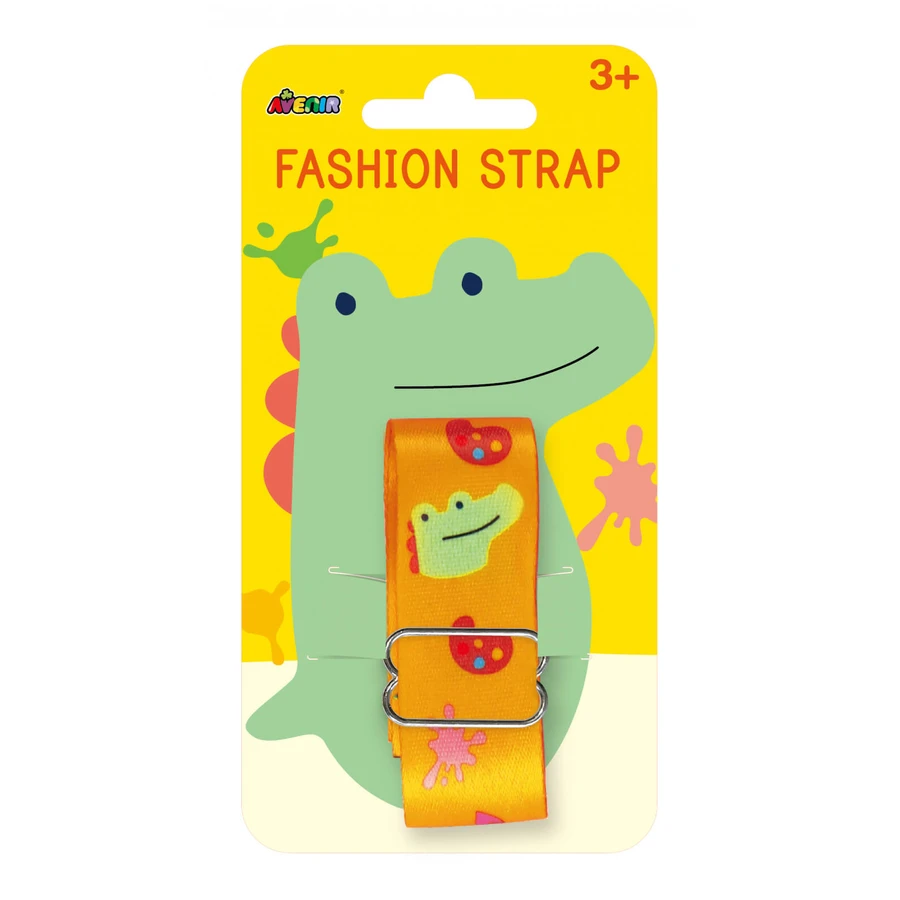 Adjustable fashion strap for accessories - Artistic crocodile