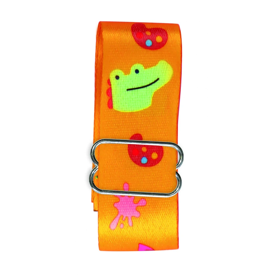 Adjustable fashion strap for accessories - Artistic crocodile