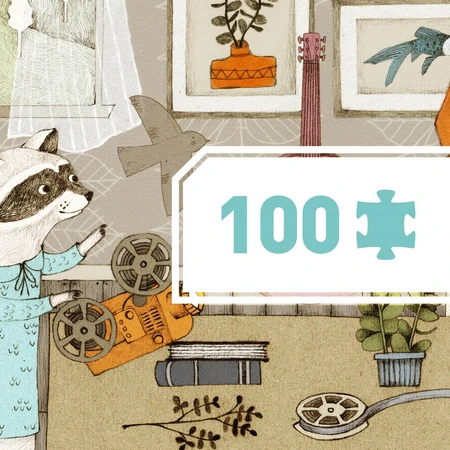 Puzzel Djeco Cinematograf, 100 stukjes