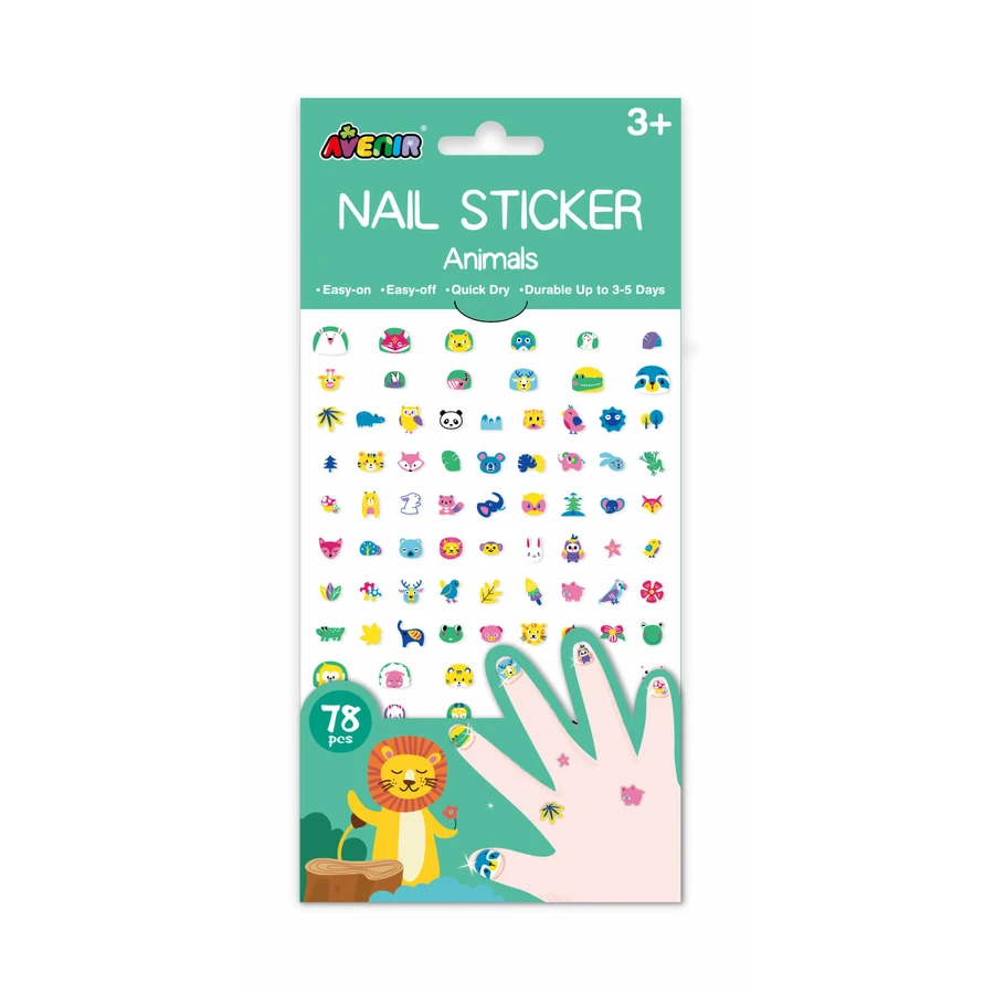 Pegatinas de uñas - Animales