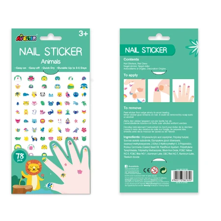 Pegatinas de uñas - Animales