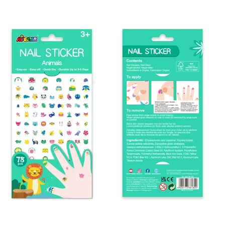 Pegatinas de uñas - Animales