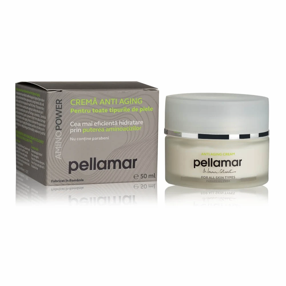 Crème anti-âge pour tous les types de peau AminoPower, 50 ml, Pellamar
