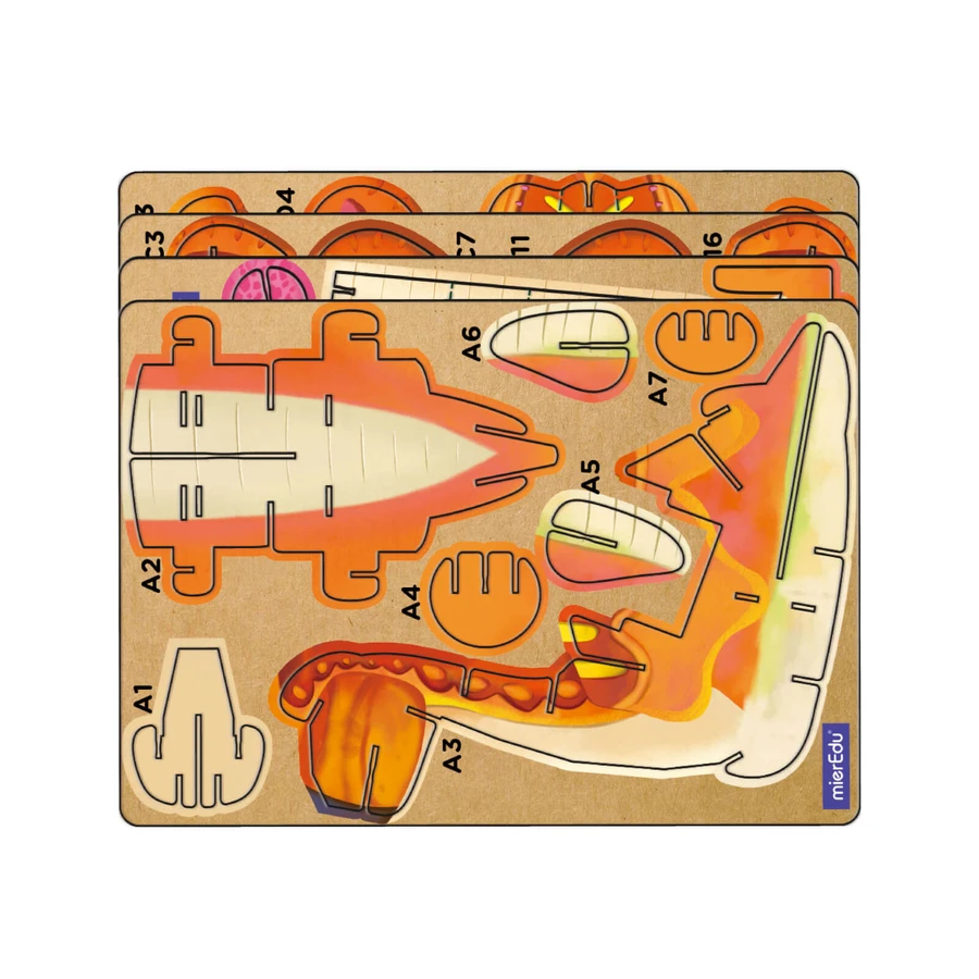 3D Sound Puzzle - Brachiosaurus, Build 'n' Sound