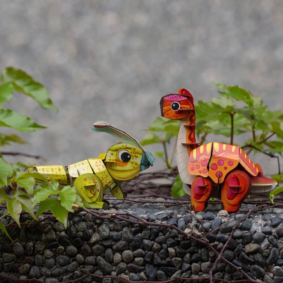 3D Sound Puzzle - Brachiosaurus, Build 'n' Sound